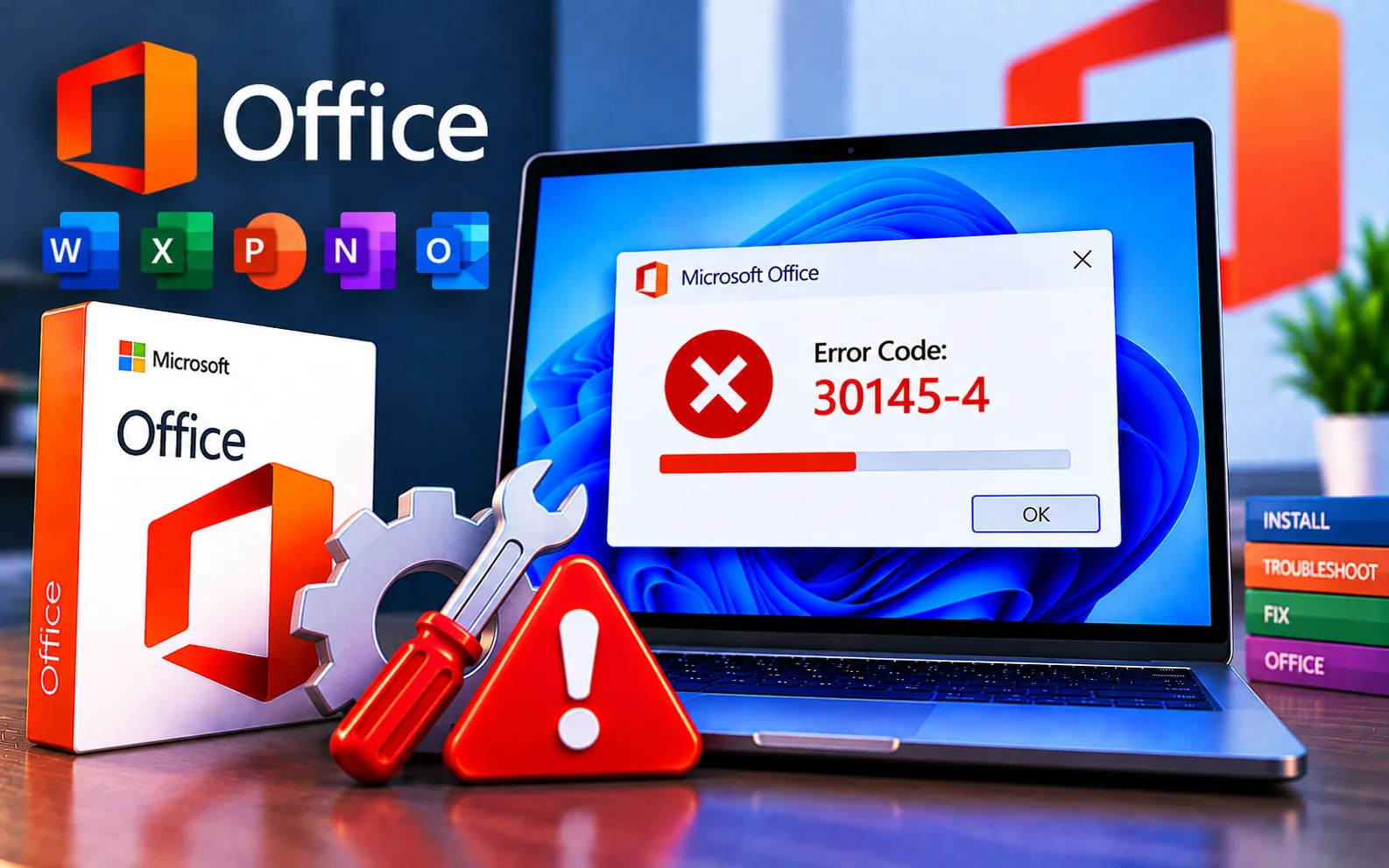 Microsoft Office Error Code 30145-4 fix